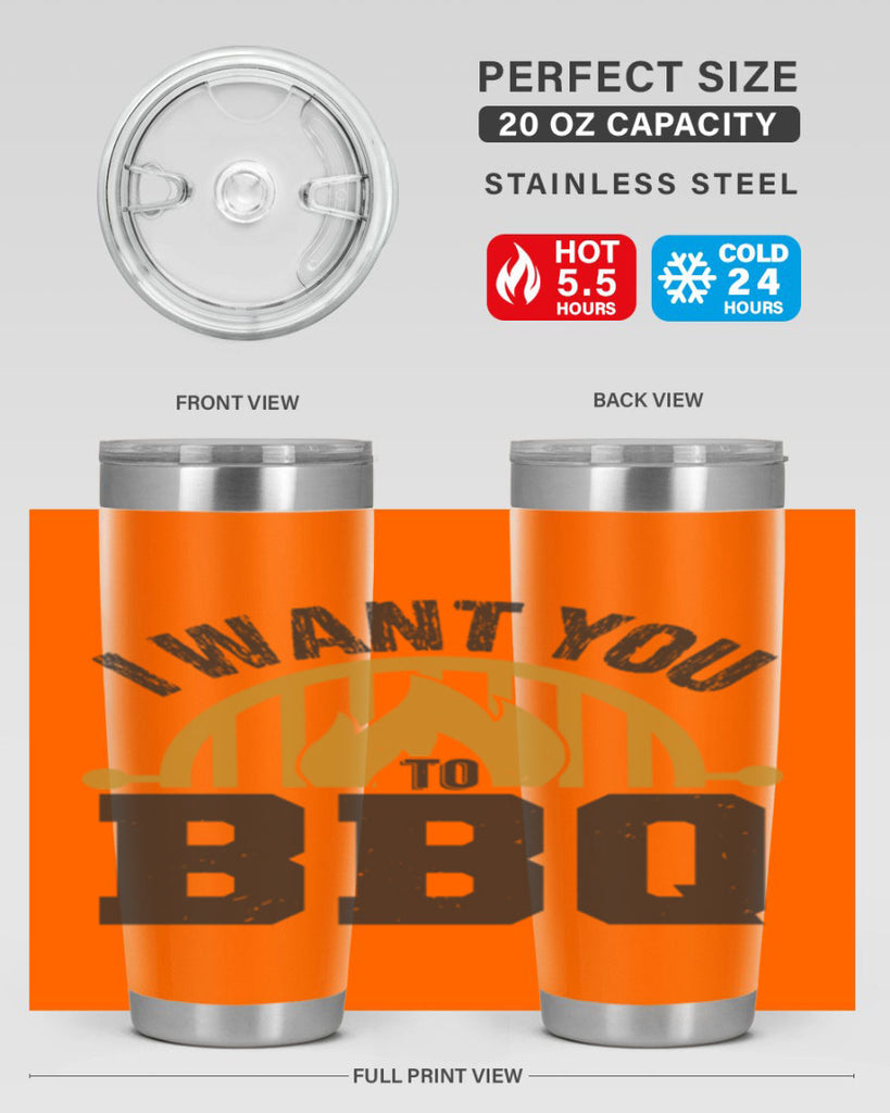 i want you to bbq 36#- bbq- Tumbler