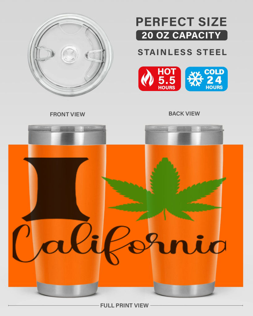 i weed california 133#- marijuana- Tumbler