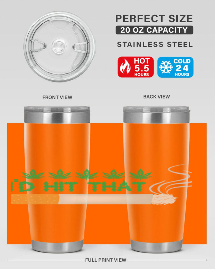 id hit that weed 142#- marijuana- Tumbler