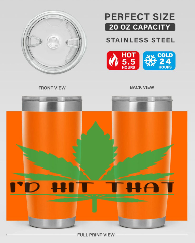 id hit that weed 143#- marijuana- Tumbler