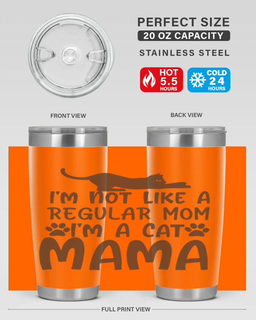 im not like a regular mom im a cat mama 256#- mom- Tumbler