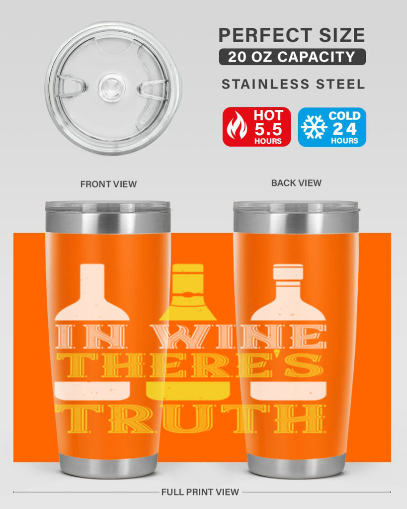 in wine thers truth 74#- wine- Tumbler