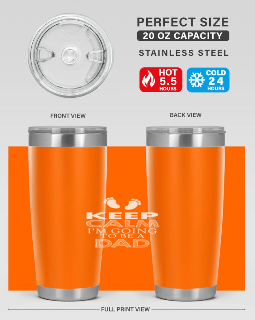 keep clam i am going to be a dad 2#- dad- Tumbler
