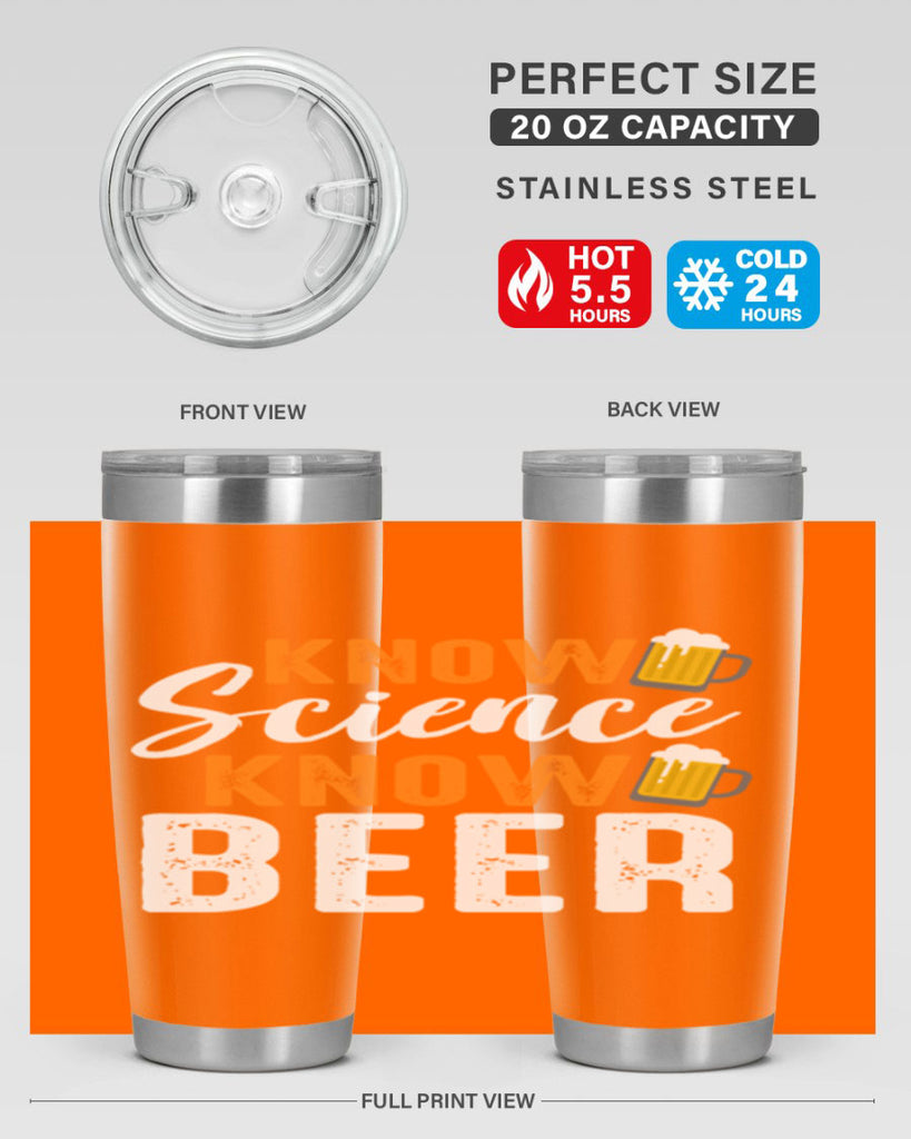 know science know beer 148#- beer- Tumbler