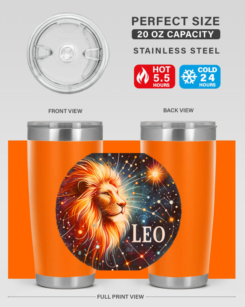 leo 313#- zodiac- Tumbler