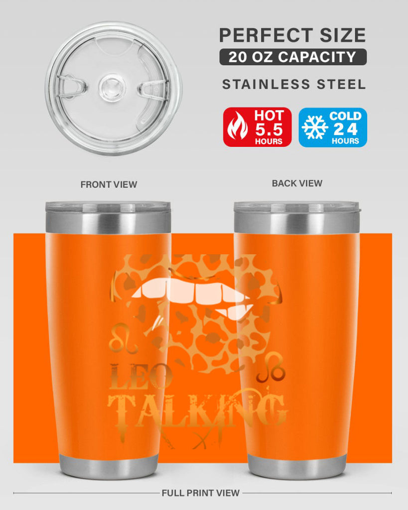 leo king 296#- zodiac- Tumbler