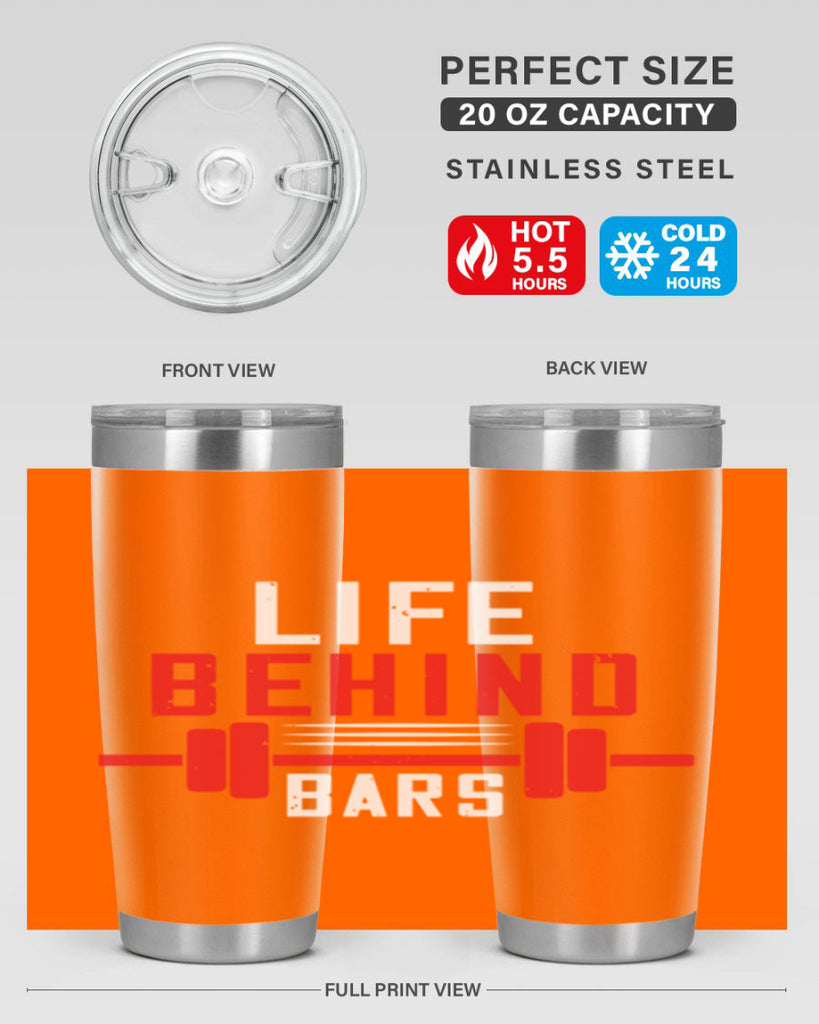 life behind bars 85#- gym- Tumbler