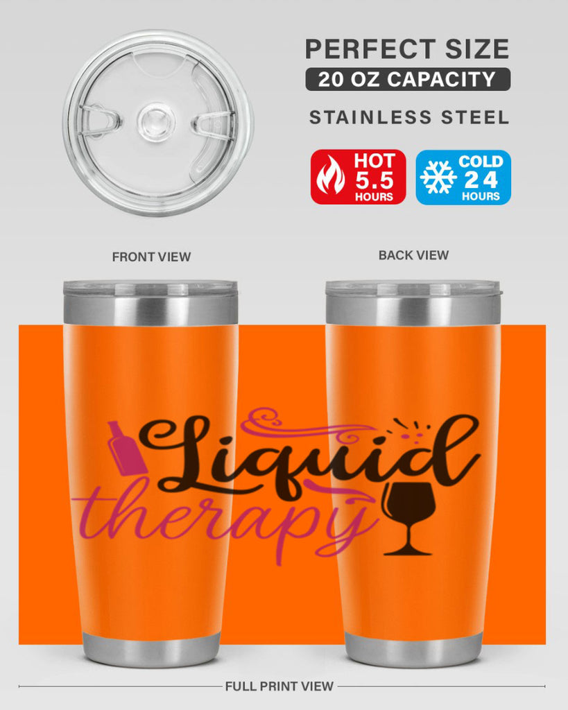 liquid therapy 185#- wine- Tumbler