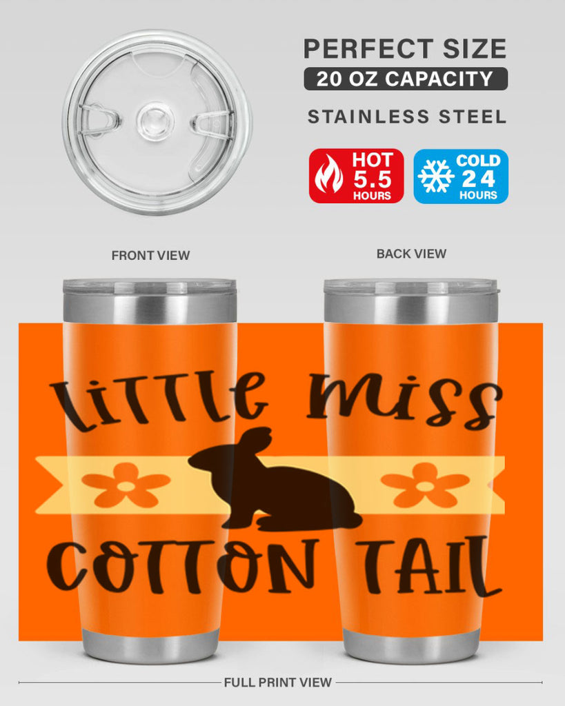 little miss cotton tail 17#- easter- Tumbler