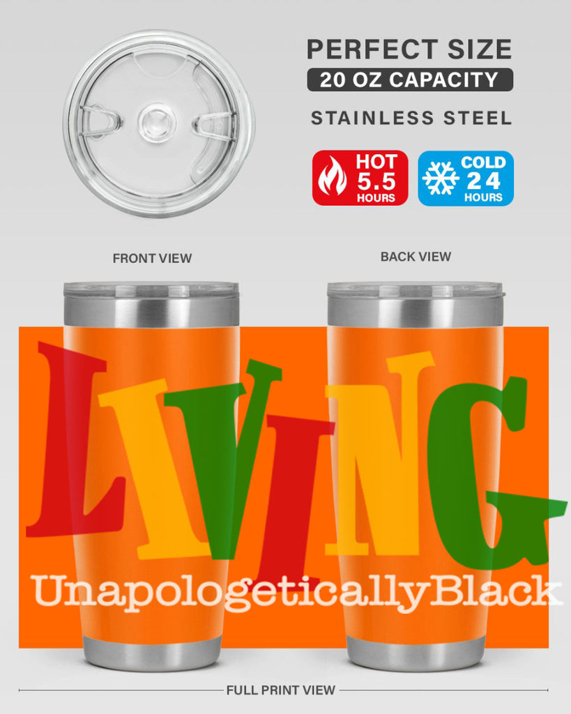 living  unapologetically black  98#- black words phrases- Cotton Tank