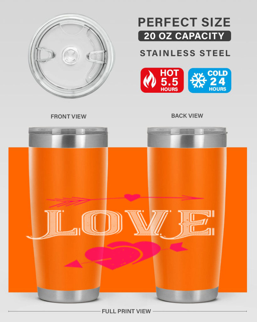 love 41#- valentines day- Tumbler