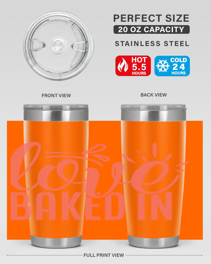 love baked in 13#- kitchen- Tumbler