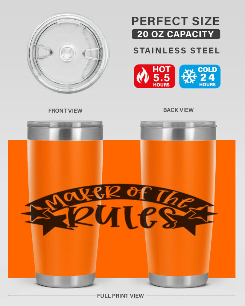 maker of the rules 31#- fathers day- Tumbler