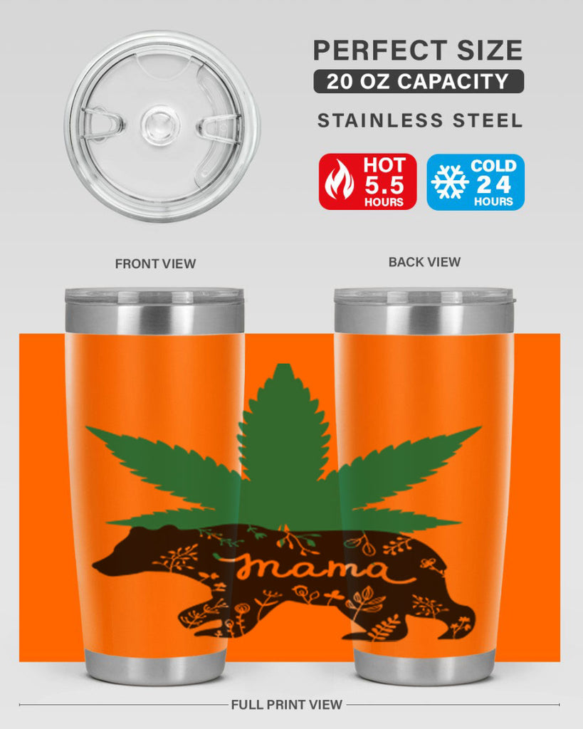 mama bear weed 196#- marijuana- Tumbler