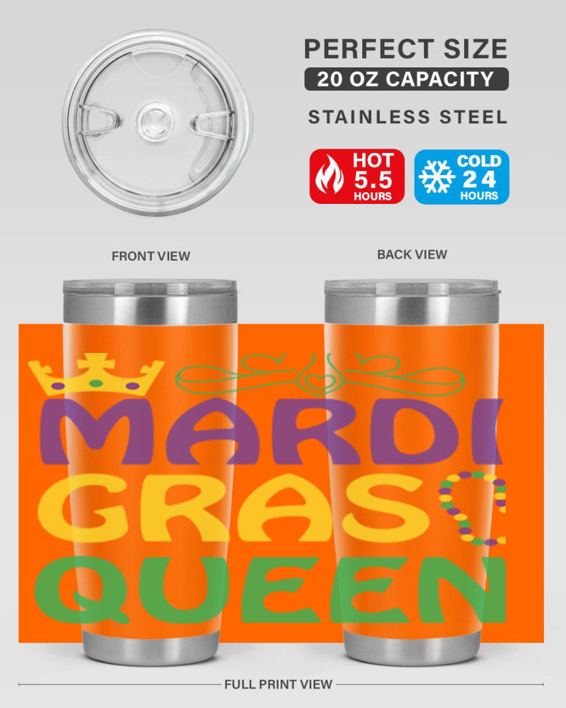 mardi gras queen 8#- mardi gras- Tumbler