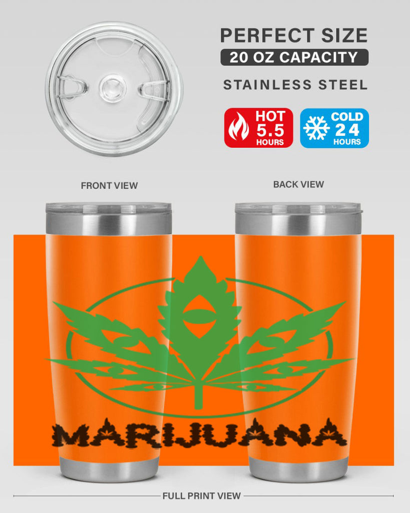 marijuana 198#- marijuana- Tumbler