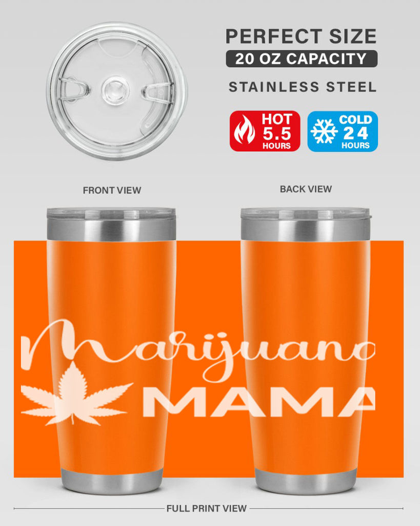 marijuana mama 203#- marijuana- Tumbler