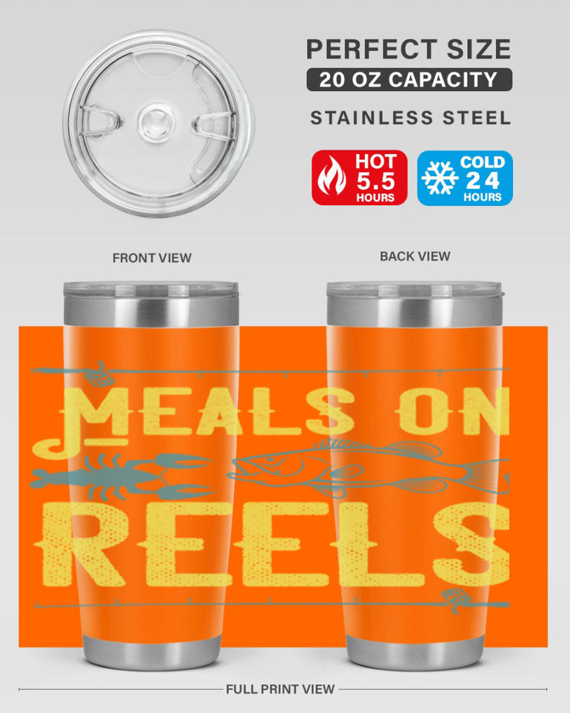 meals on reels 241#- fishing- Tumbler