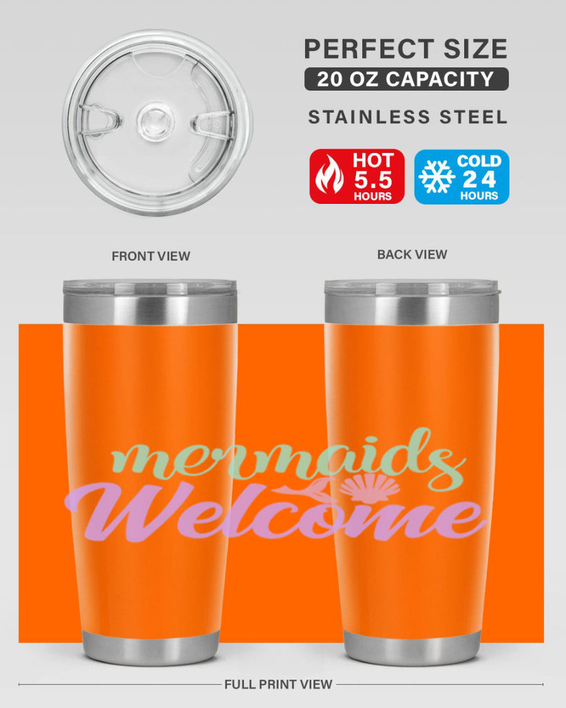mermaids welcome 6#- mermaid- Tumbler