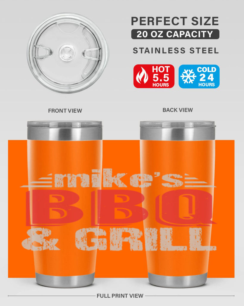 mikes bbq and grill 23#- bbq- Tumbler