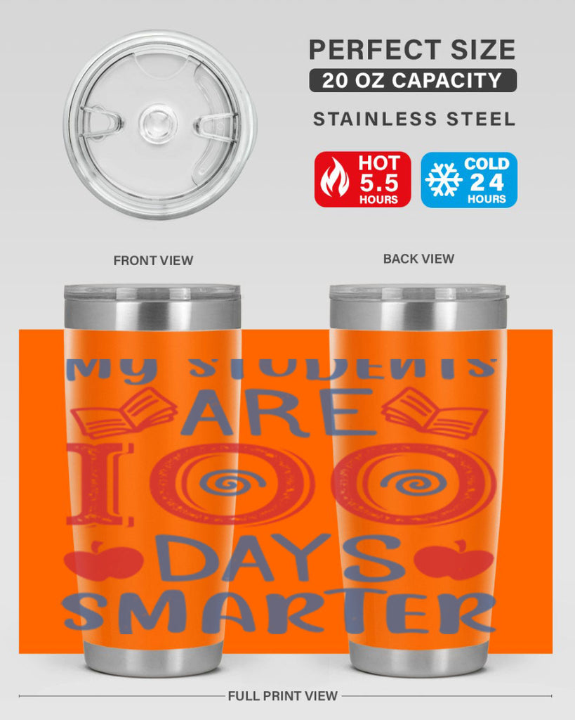 my students are days smarter 7#- 100 days of school- Tumbler