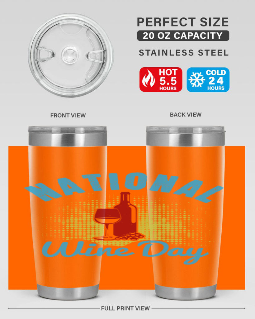 national wine day 126#- wine- Tumbler