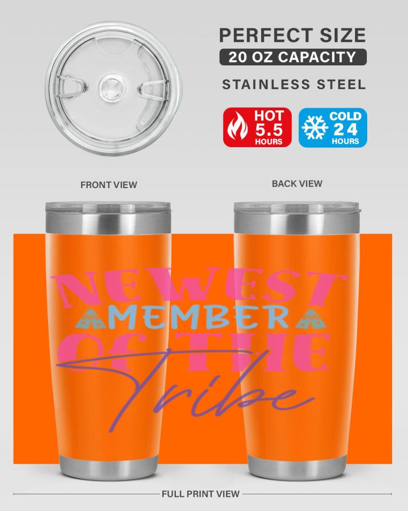 newest member of the tribe Style 211#- baby- tumbler