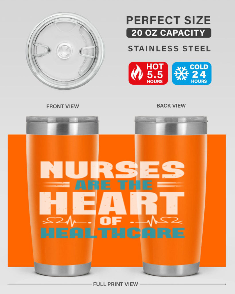 nurse are are heart healthcare Style 287#- nurse- tumbler