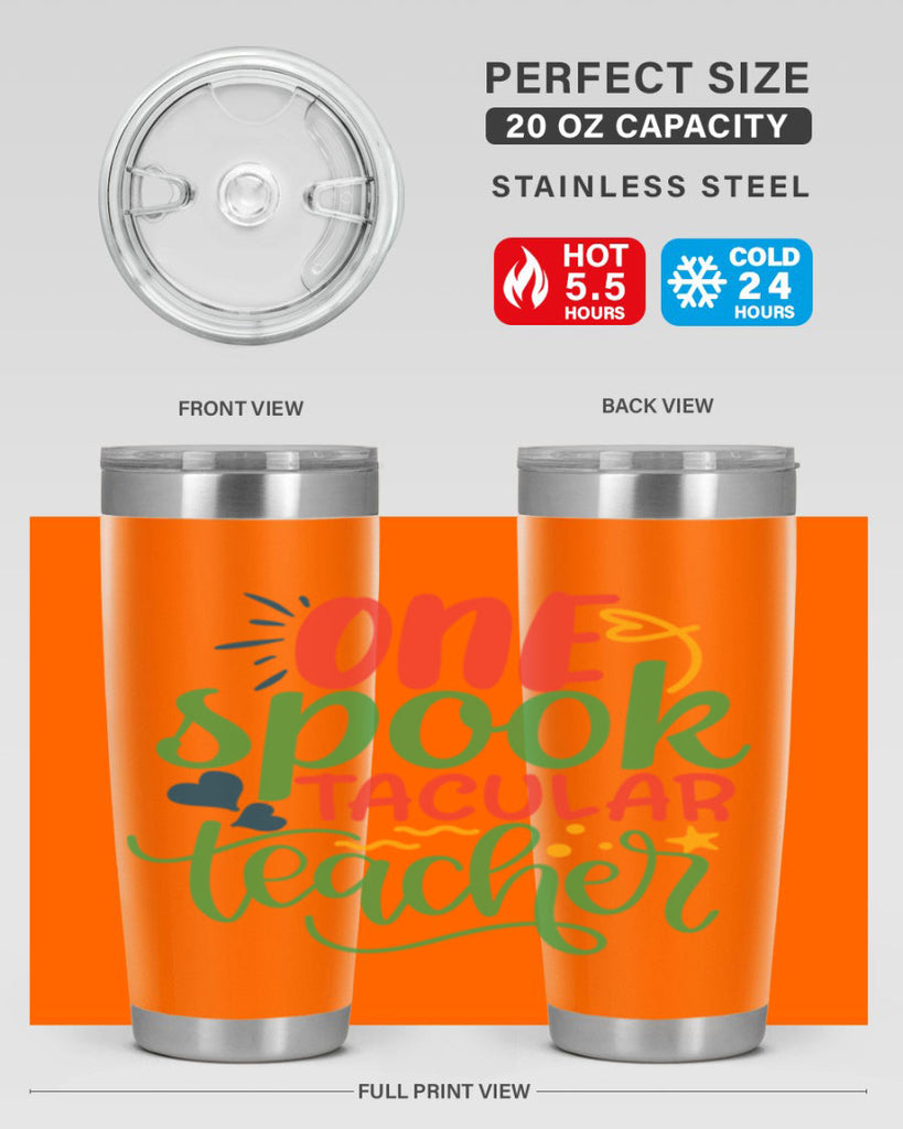 one spook tacular teacher Style 159#- teacher- tumbler