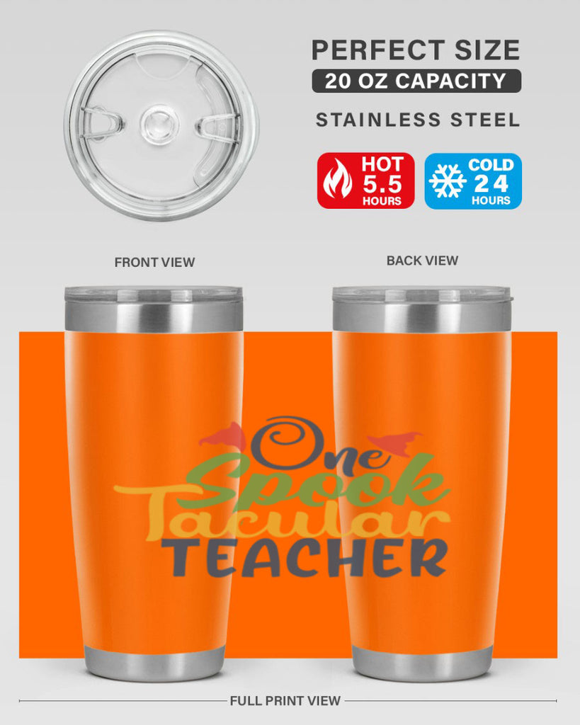 one spook tacular teacher Style 160#- teacher- tumbler