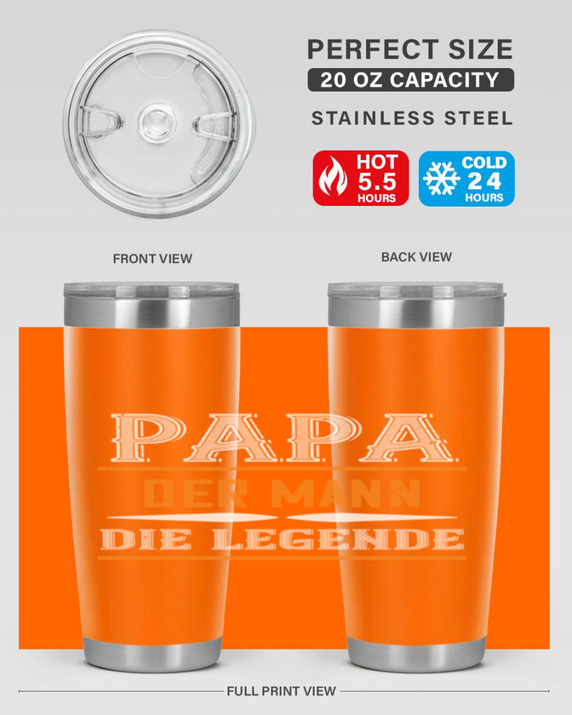 papa der mann die legende 21#- grandpa - papa- Tumbler