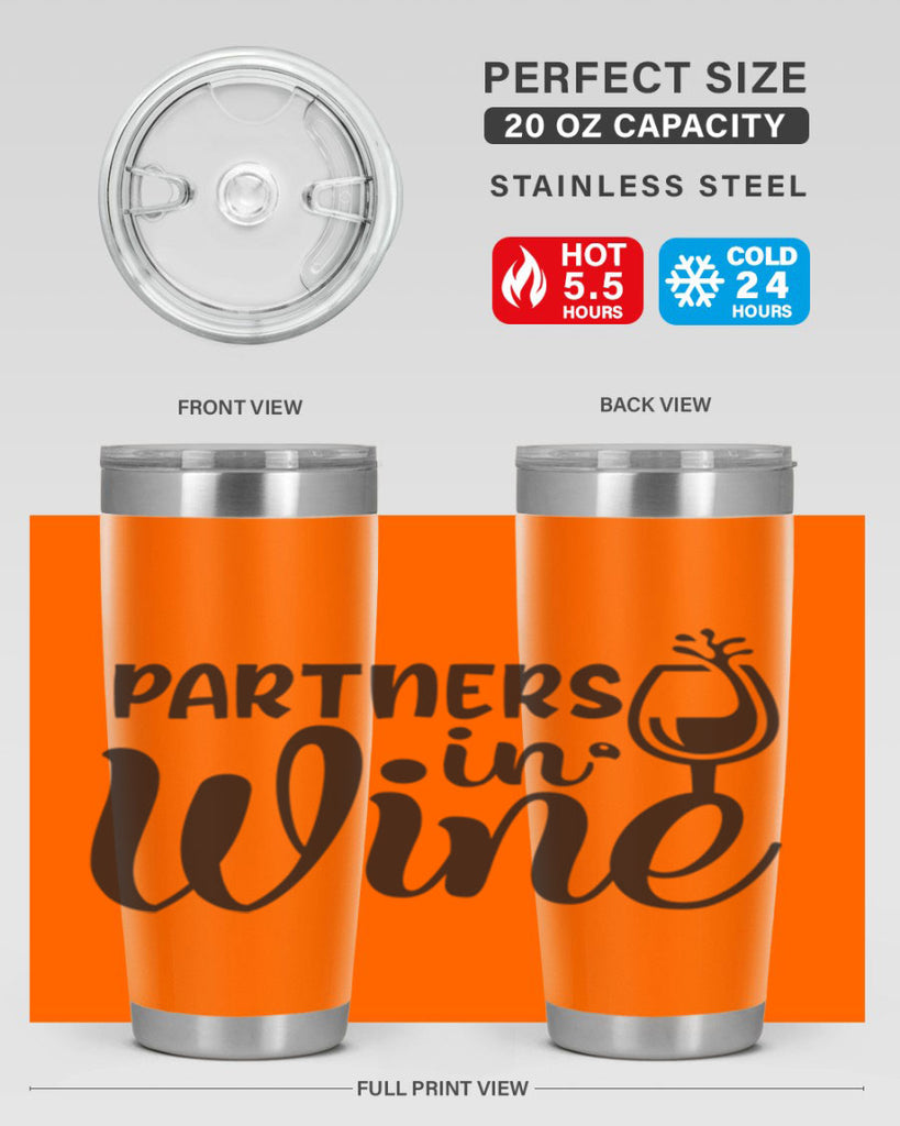 partners in wine 175#- wine- Tumbler