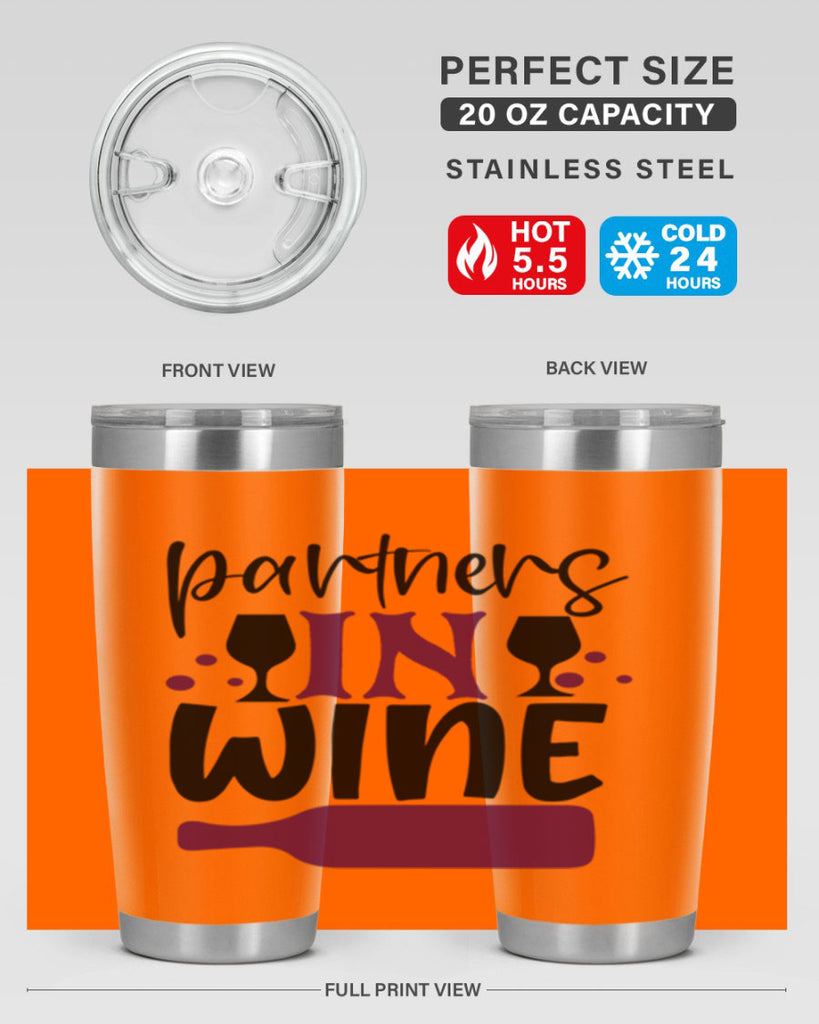 partners in wine 176#- wine- Tumbler