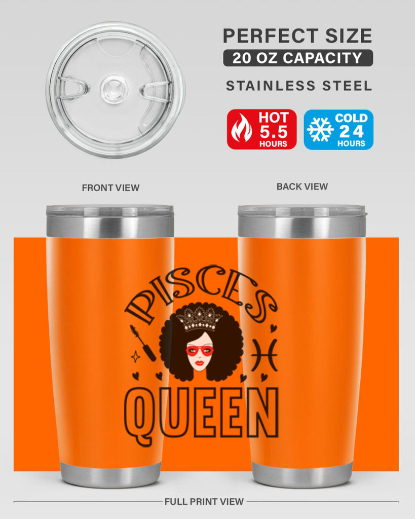 pisces queen 380#- zodiac- Tumbler