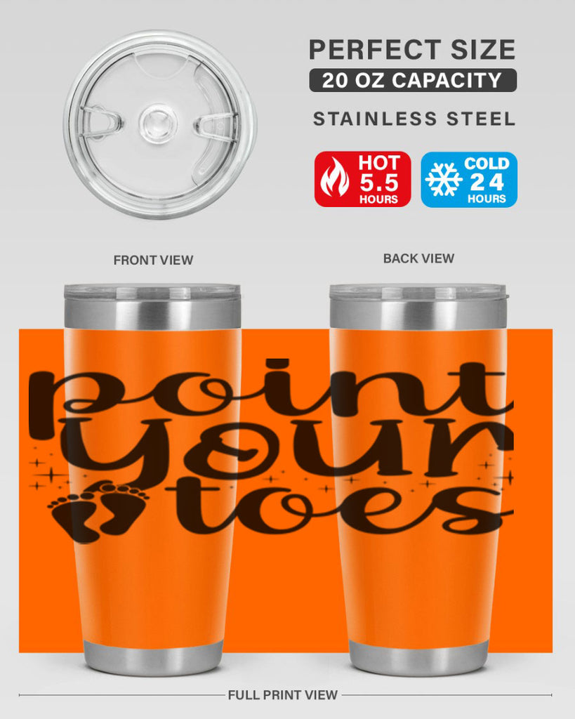 point your toes67#- ballet- Tumbler