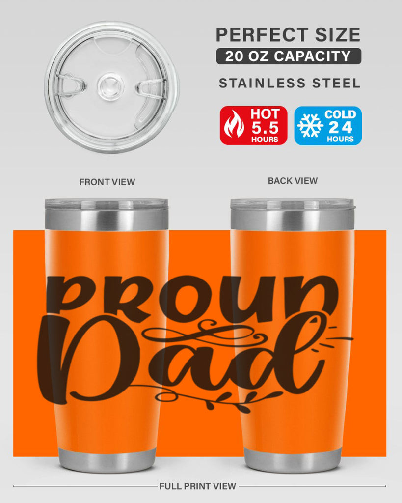 proud dad 71#- dad- Tumbler