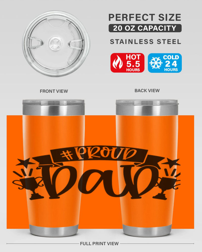 proud dad 75#- fathers day- Tumbler