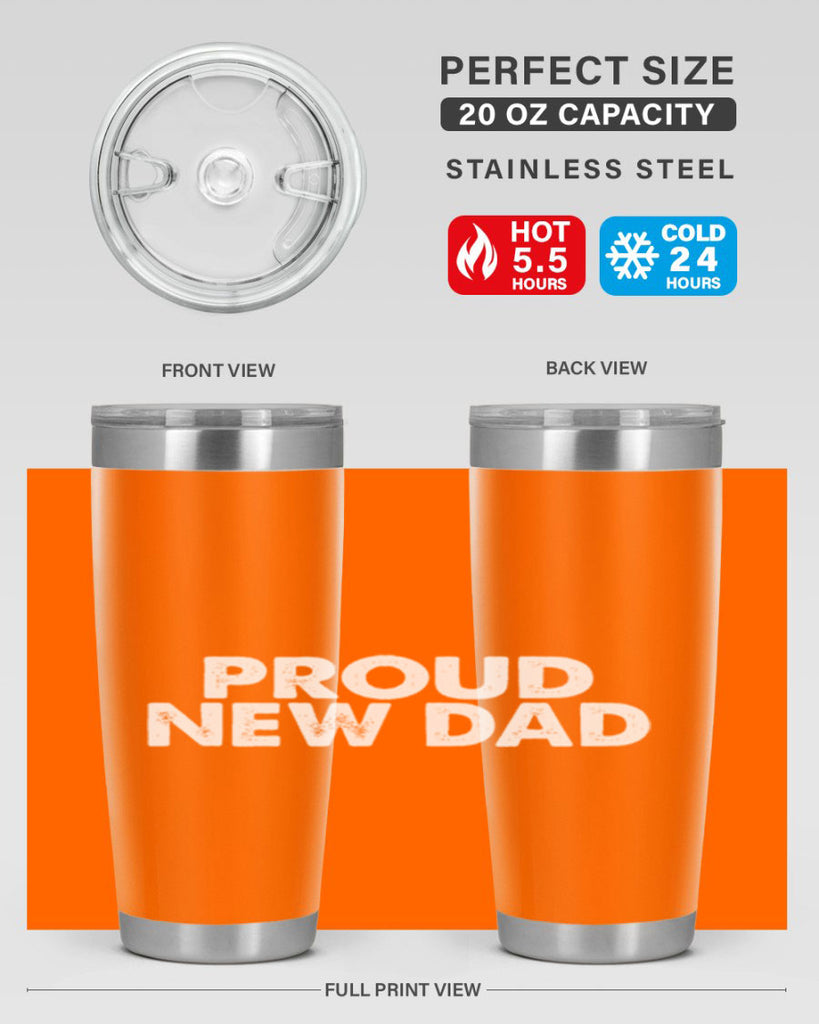 proud new dad 69#- dad- Tumbler