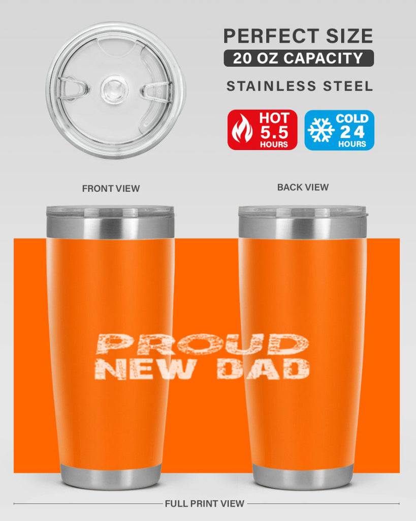 proud new dad 70#- dad- Tumbler