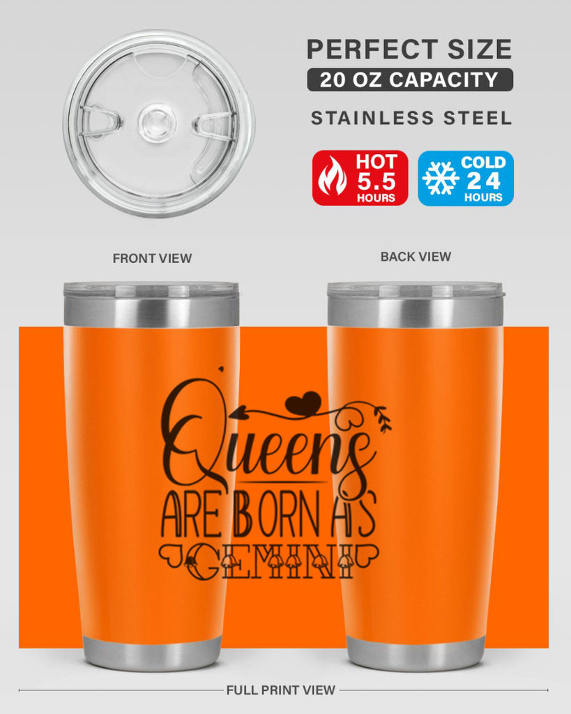 queens are born as Gemini 390#- zodiac- Tumbler