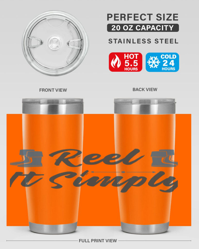 reel it simply 43#- fishing- Tumbler