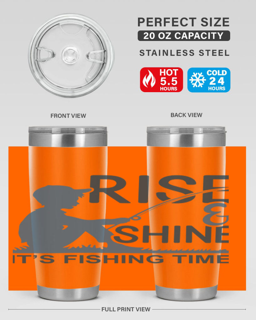 rise shine 41#- fishing- Tumbler