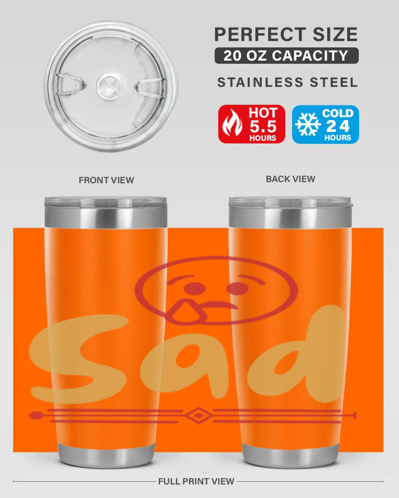 sad 6#- fathers day- Tumbler