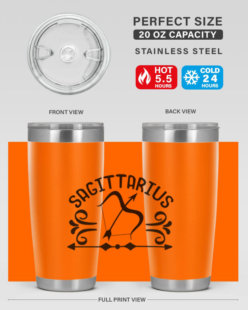 sagittarius 409#- zodiac- Tumbler