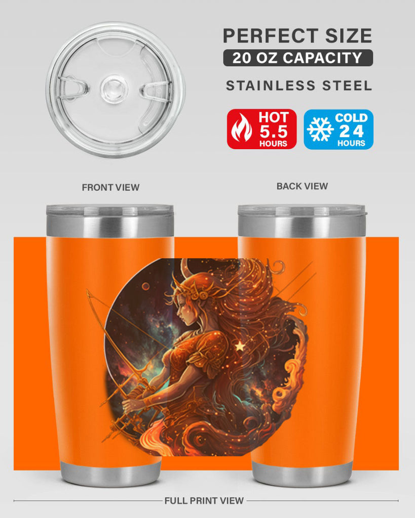 sagittarius 417#- zodiac- Tumbler