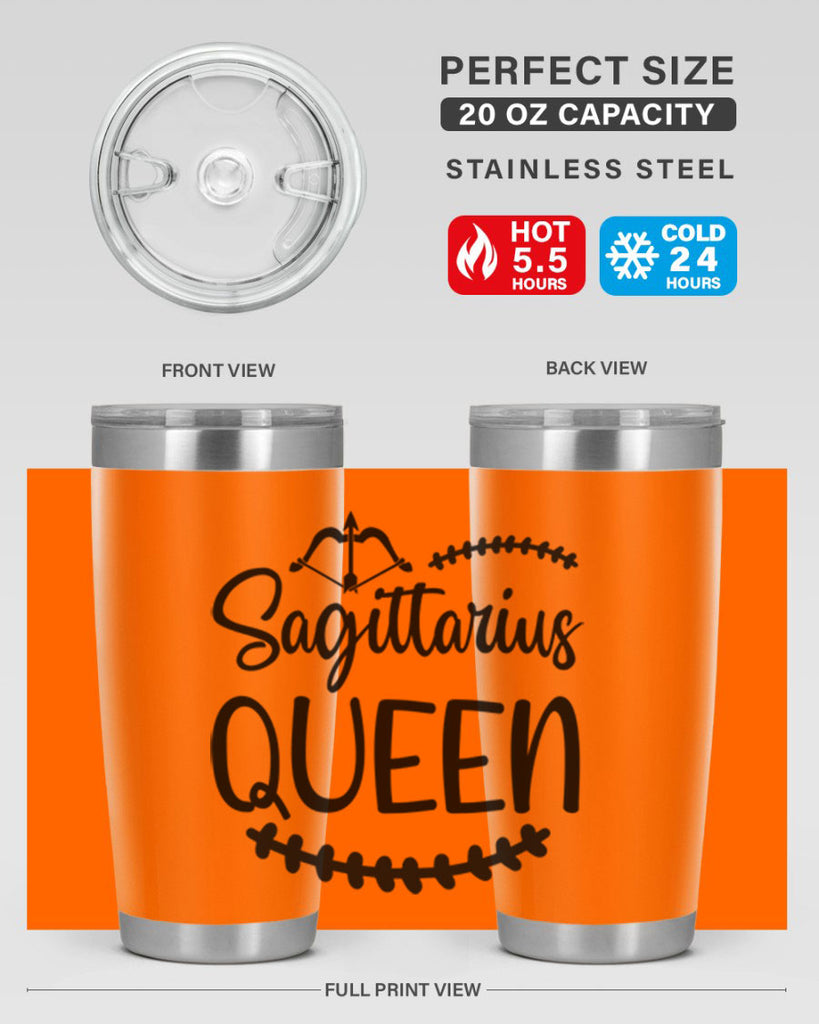 sagittarius queen 413#- zodiac- Tumbler