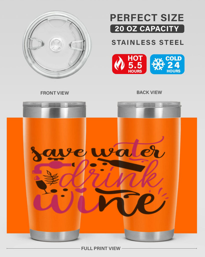 save water drink wine 170#- wine- Tumbler