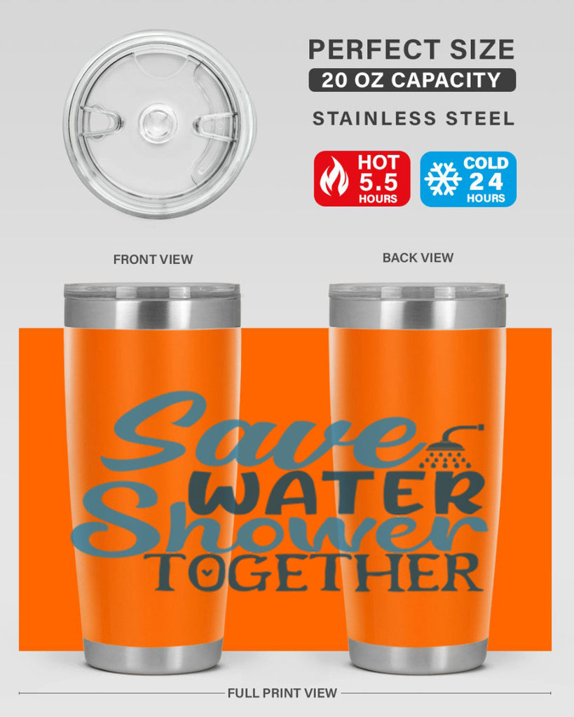save water shower together 60#- bathroom- Tumbler