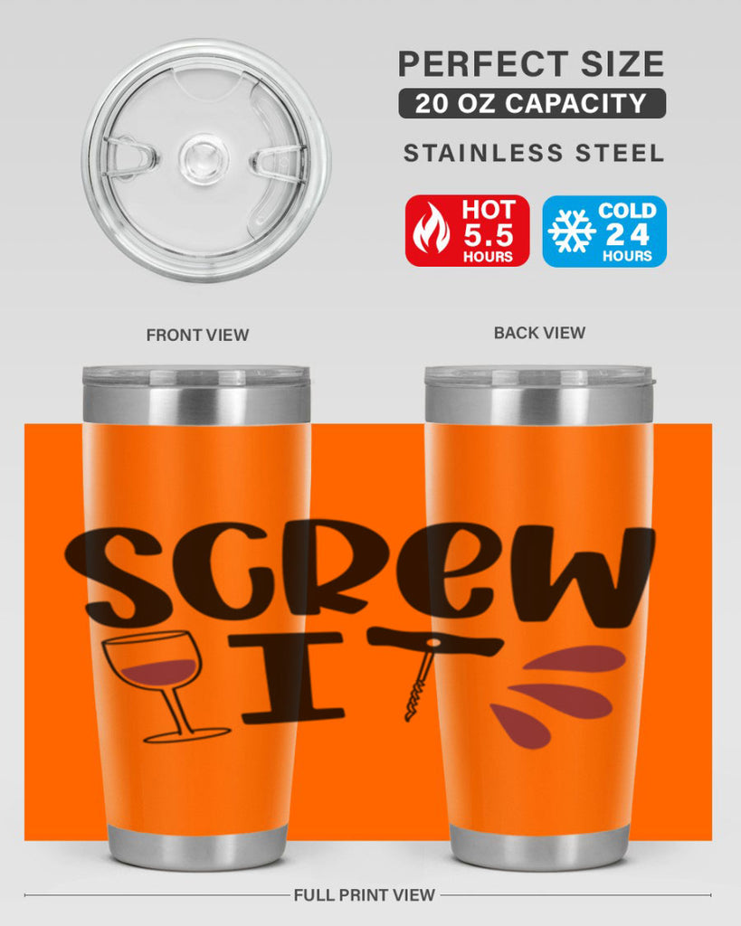 screw it 29#- wine- Tumbler