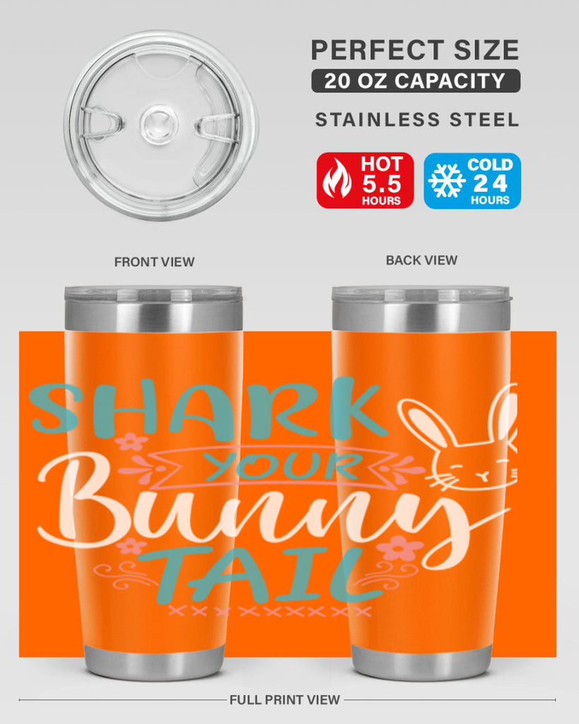 shark your bunny tail 9#- easter- Tumbler